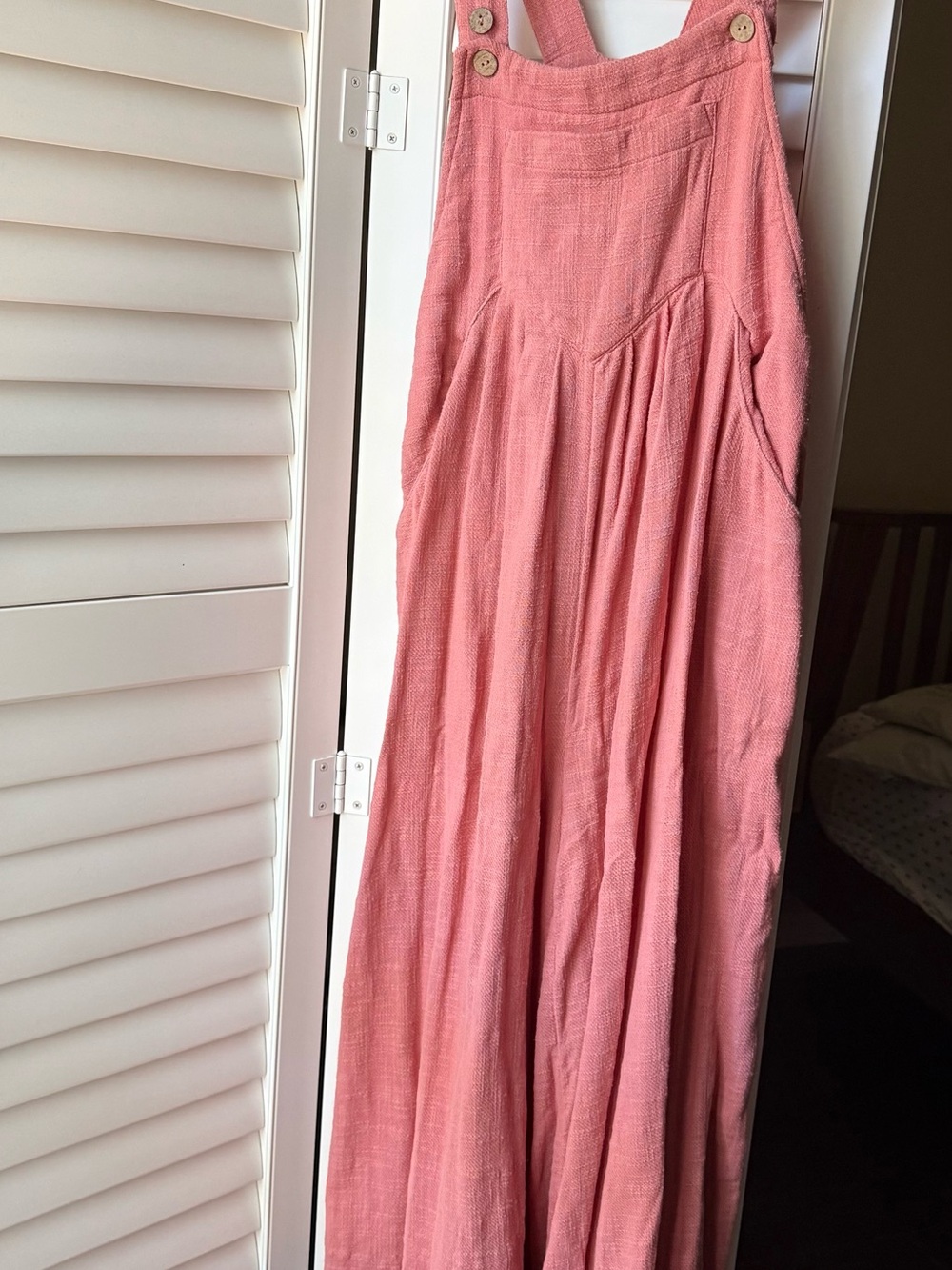Free People Sun-Drenched Overalls - rose pink
